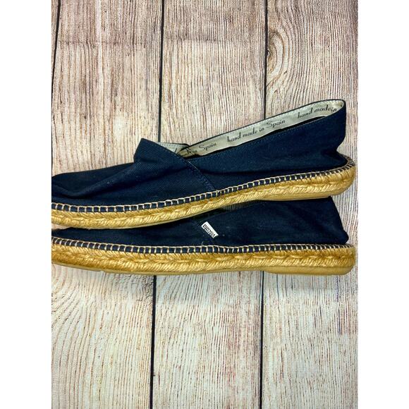 Viscata espadrille flats size 44 navy Canvas Slip on - Picture 3 of 9